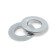 Washer Tundra, flat, without chamfers, DIN 125, galvanized, M10, 1 kg