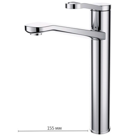 D&K Venice Rialto DA1062041 sink mixer, tall, chrome