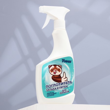 Smell absorber and cleaner for toilets, cells "Comers"
