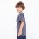 T -shirt for a boy, gray color, height 122 cm