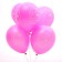 Latex ball 12 "" One ", pastel, set of 5 pcs., Fuchsia colors