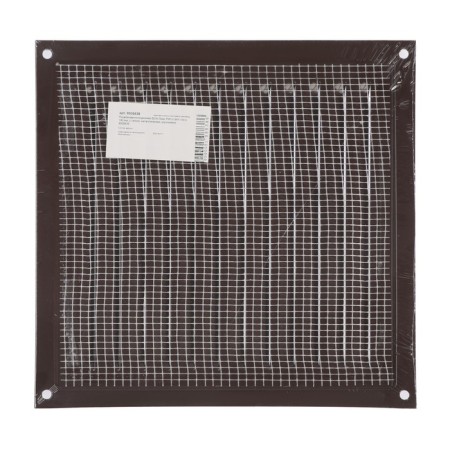 Ventilation grate Zein Lux RM1919KR, 190 x 190 mm, with a grid, metal, brown-7