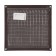 Ventilation grate Zein Lux RM1919KR, 190 x 190 mm, with a grid, metal, brown