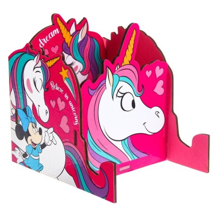 Organizer for the office, 12x15x16 cm, Minnie Mouse and unicorn-1