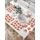 A set of napkins for setting the Watercolor Christmas Star, rectangular, size 32x46 cm, 4 pcs
