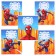 Notebook in a cage 12 sheets, 5 types of mix, cover coated cardboard, spider-man