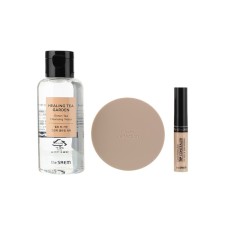 Set: concealer, cushon and purifying water Cover Perfection Color 01. Clear Beige