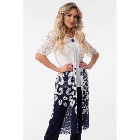 Women's tunic, size 42, white color-1