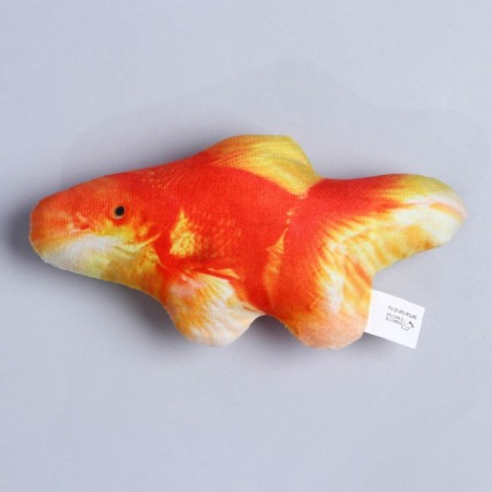 A toy for cats with mint "Golden Fish", 15.3 x 7.5 cm-5