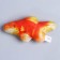 A toy for cats with mint "Golden Fish", 15.3 x 7.5 cm