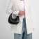 Women's bag with lightning, black color