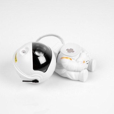 Light device "Cosmonaut with a star" 13 cm, glow RGB, remote control, 5 V, white-9