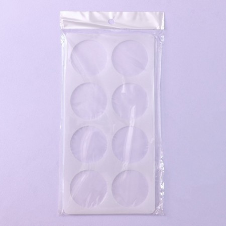 Chocolate form "Circle", silicone, 8 cells, 23.5 × 12 × 0.3 cm, the color is transparent-3