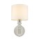 Wall lamp ST LUCE. SL1751.101.01. Enita. 1x40 W, E14, 16x30 cm, Nickel color