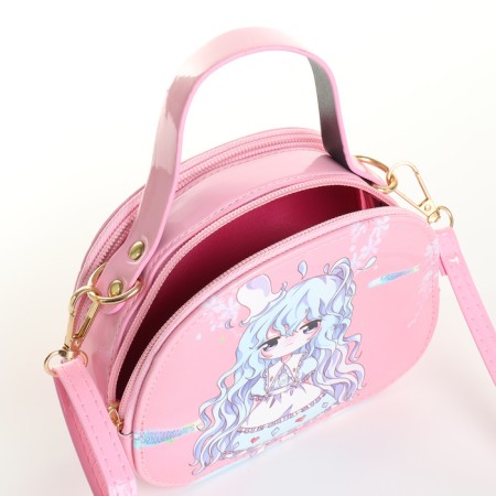 Bag's bag with lightning, pink color-2