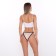 Panties of tanga women, beige color, size 46
