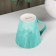 Mug Porcelain Field "Milky Way", 300 ml, turquoise color