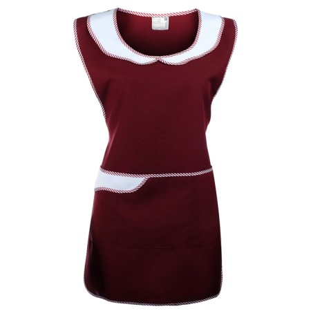Apron No. 30, p. 42-48, burgundy color