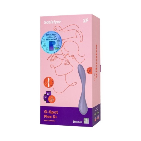 G-Satiffyer G-Spot Flex 5 point stimulator, purple color-2