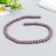 Beads for aromatherapy with the hole "Round. Violet" d = 0.8 cm set 50 pcs +-5