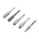 A set of balls on wood and tundra plastic, nickelized coating, masterpiece. Saar, 5 pcs. 98464
