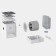 Air humidifier Boneco H400, 14.7 W, up to 150 m2, with cleaning function, white