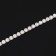 Rhinestones on threads, with holography, 3 mm, 9 ± 1 m, white color