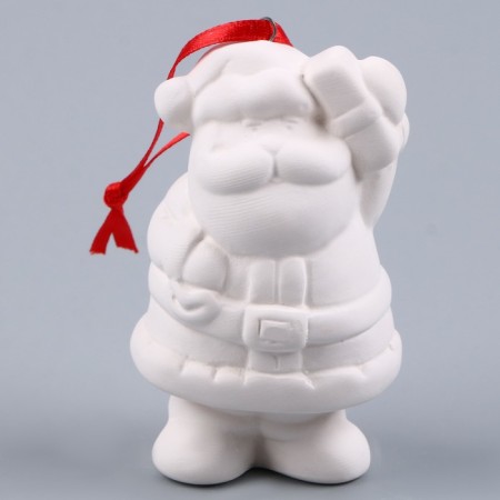 A set of Christmas tree decorations for coloring, 4 pcs. "Magic" with a suspension, brush-5
