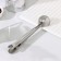 Spoon for coffee aroma, with a clamp, silver color