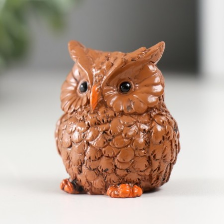 Souvenir Polystone "Brown owl" MIX 3x4x4.3 cm-4