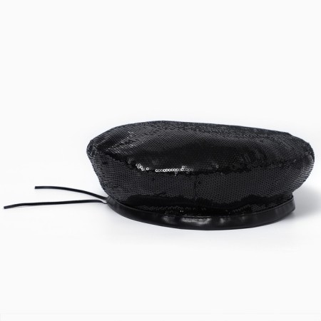 Takes with sequins, black color, rr 56cm-1