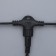 Garland "Curtain" 2 × 3 m, IP44, UMS, dark thread, 760 LED, white glow, flicker, 220 V