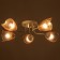 Chandelier 1341001/5br E27 15W white-brown BayerLux