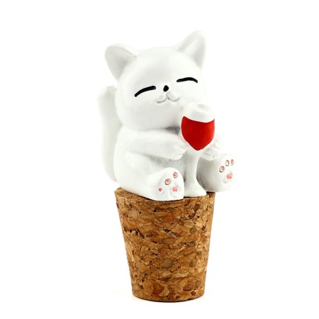 Class for wine is expensive "cat with wine", 6 x 2.7 cm