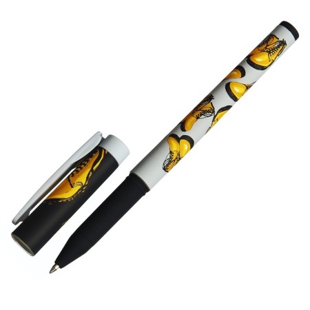 Ballic handle Freshwrite "Yellow Boots", 0.7 mm, blue ink-2