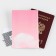 Cover for a passport "I am able to get everything I want", PVC, a full -color seal