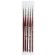 Brush Liner Sybloff S10RB RUBLOF №0, short hair short handle is varnished, red