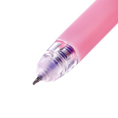 Gel handle Write-Write "Animal", automatic, node 0.5 mm, blue rod, pink-1