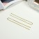 Hair hairpin (set 10 pcs) 8 cm, bronze
