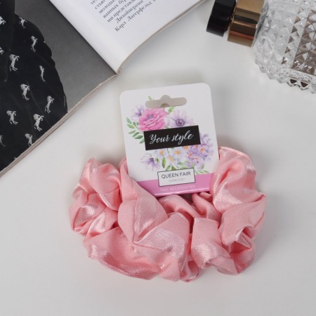 Hair elastic band "Orbit" (set 2 pcs) Ariadne strip, 9 cm, pink