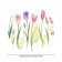 Tables on the table "Flowers of spring", round, oxford, elastic band, size 120x120 cm, diameter 75-100 cm