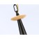 Suspended chandelier Ambrella Light, Modern, TR9593, 5HE14, white color, light wood