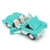 MASTO DIE-CAST 1957 Chevrolet Corvette machine, opening doors, 1:24, turquoise color