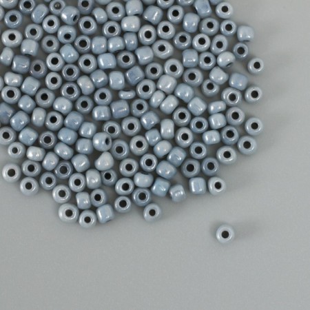 Round beads 6/0 "graphite pearl" 20 g-1