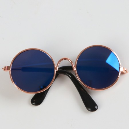 Glasses for toys, dark blue color