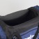 Road bag with lightning, 3 outer pockets, long belt, black/blue color