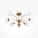 Suspended lamp Maytoni Mod221PL-10G, 10HE14, 40W, 90.7x90.7 cm, brass color
