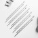 Knitting needles, d = 2-7 ​​mm, 35 cm, 10 pairs in the pencil case