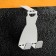 Boar on the door "Dress" 7x4x5cm, white