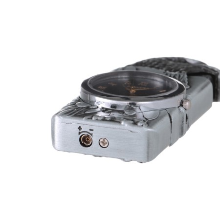 Gas lighter with a clock "Eagle", piezo, flame adjustment, 7.8 x 3.7 x 1.2 cm-4